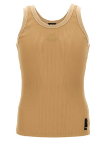 Fendi Fendi Crest Tank Top Beige