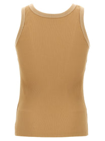 Fendi Fendi Crest Tank Top Beige