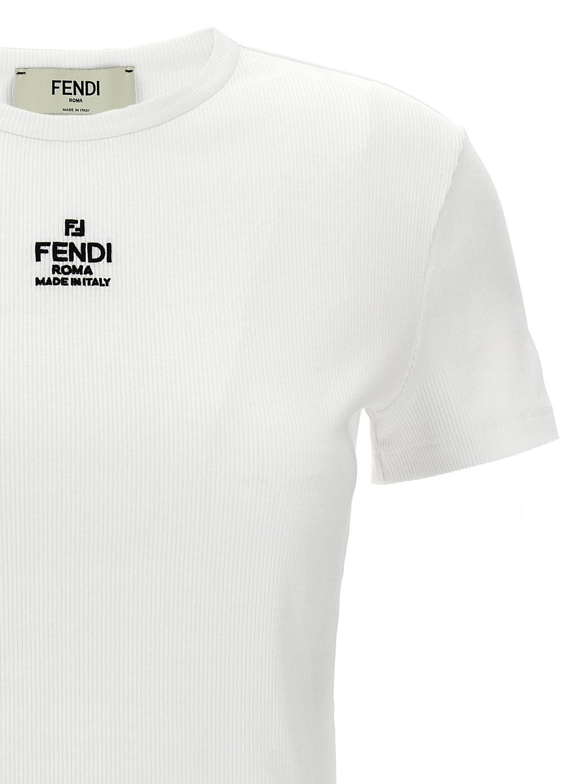 Fendi Fendi Cropped Shirt White