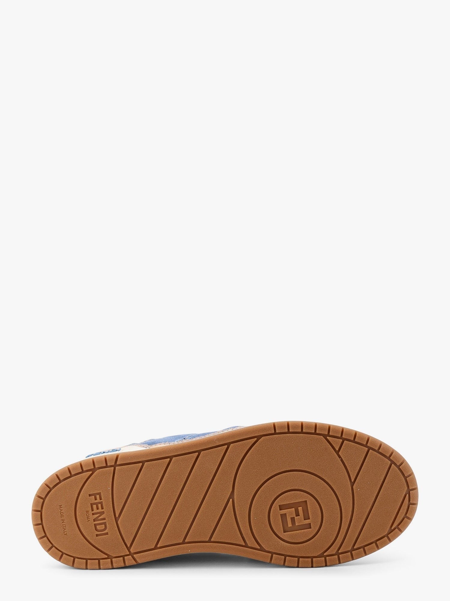 Fendi - Fendi Suede Sneakers With Ff Inserts - Women’s Shoes