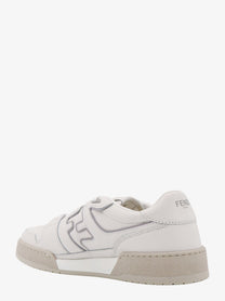 Fendi - Fendi Leather Sneakers With Ff Lateral Logo - Men’s Shoes