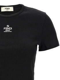 FENDI - FENDI - ’Fendi’ cropped T-shirt - Women’s Tops