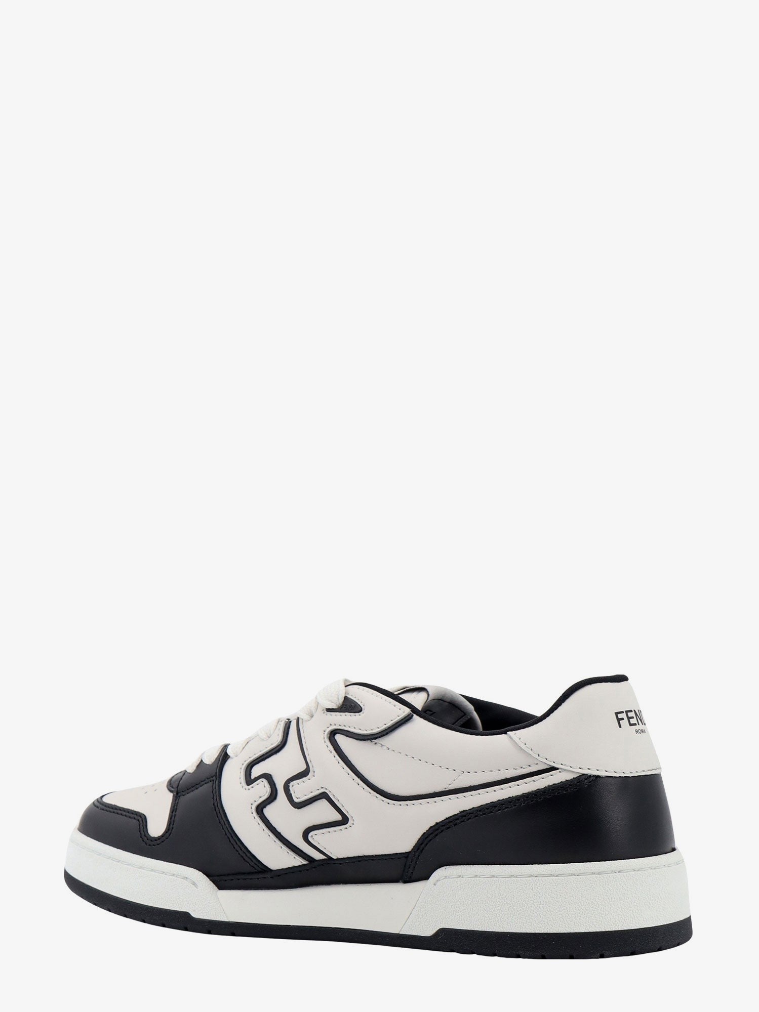 Fendi - Fendi Leather Sneakers With Ff Lateral Logo - Men’s Shoes