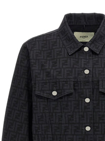 FENDI - FENDI - ’FF’ denim jacket - Women’s Outerwear