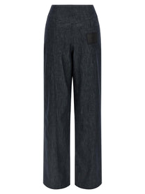 FENDI - FENDI - ’Fendi Roma’ patch jeans - Women’s Bottoms