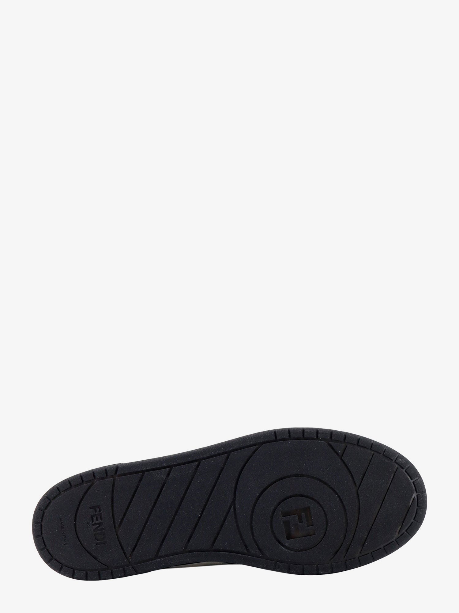 Fendi - Fendi Leather Sneakers With Ff Lateral Logo - Men’s Shoes