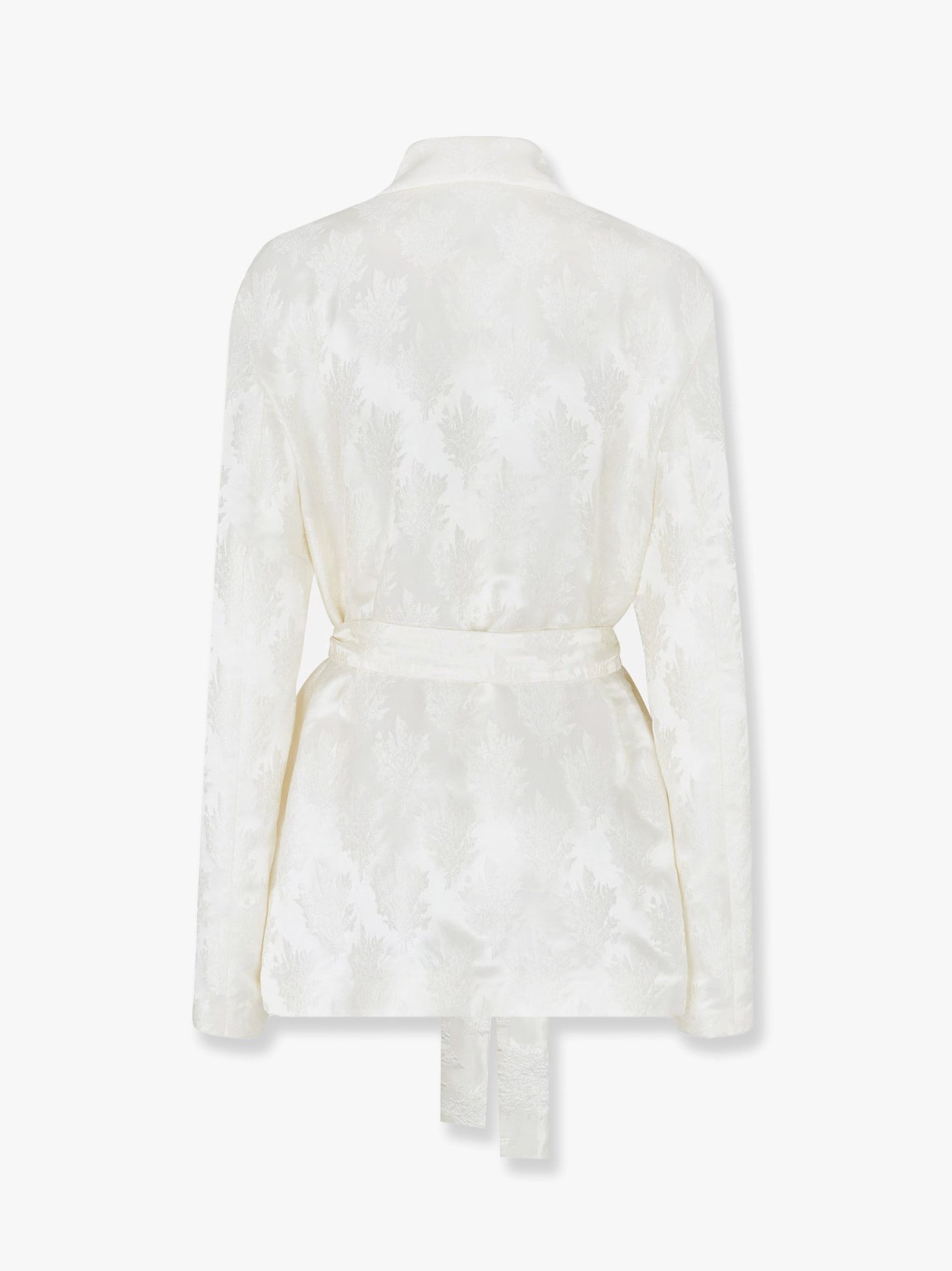 Fendi - Fendi Jacquard Silk Blazer With Floral Motif - Woman-&gt;Clothing-&gt;Blazer and Gilet