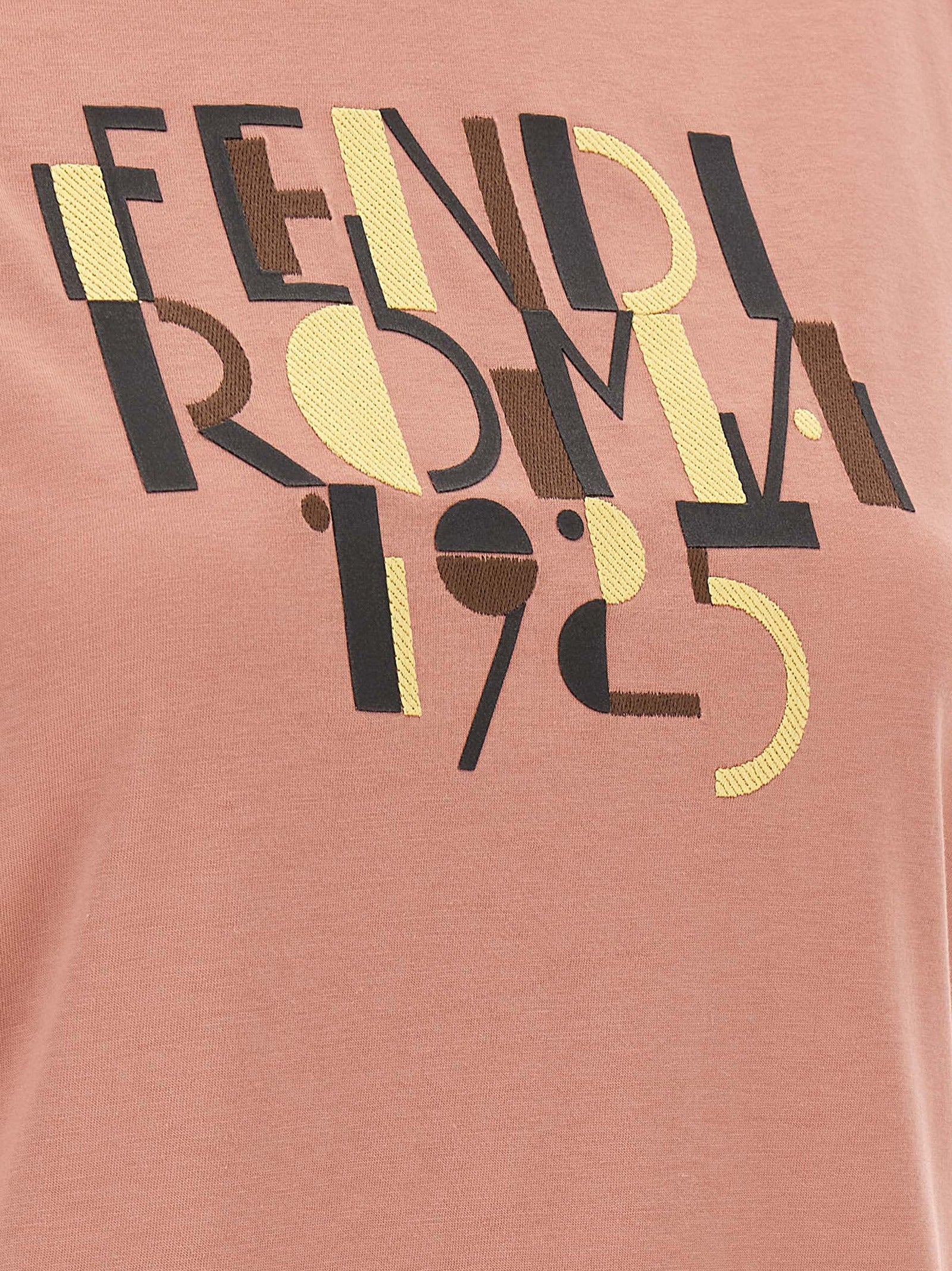 FENDI - FENDI - ’Fendi Roma 1925’ T-shirt - Women’s Tops