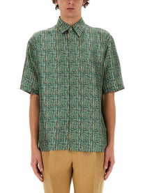 Fendi - Fendi Ff Silk Shirt - Men’s Tops