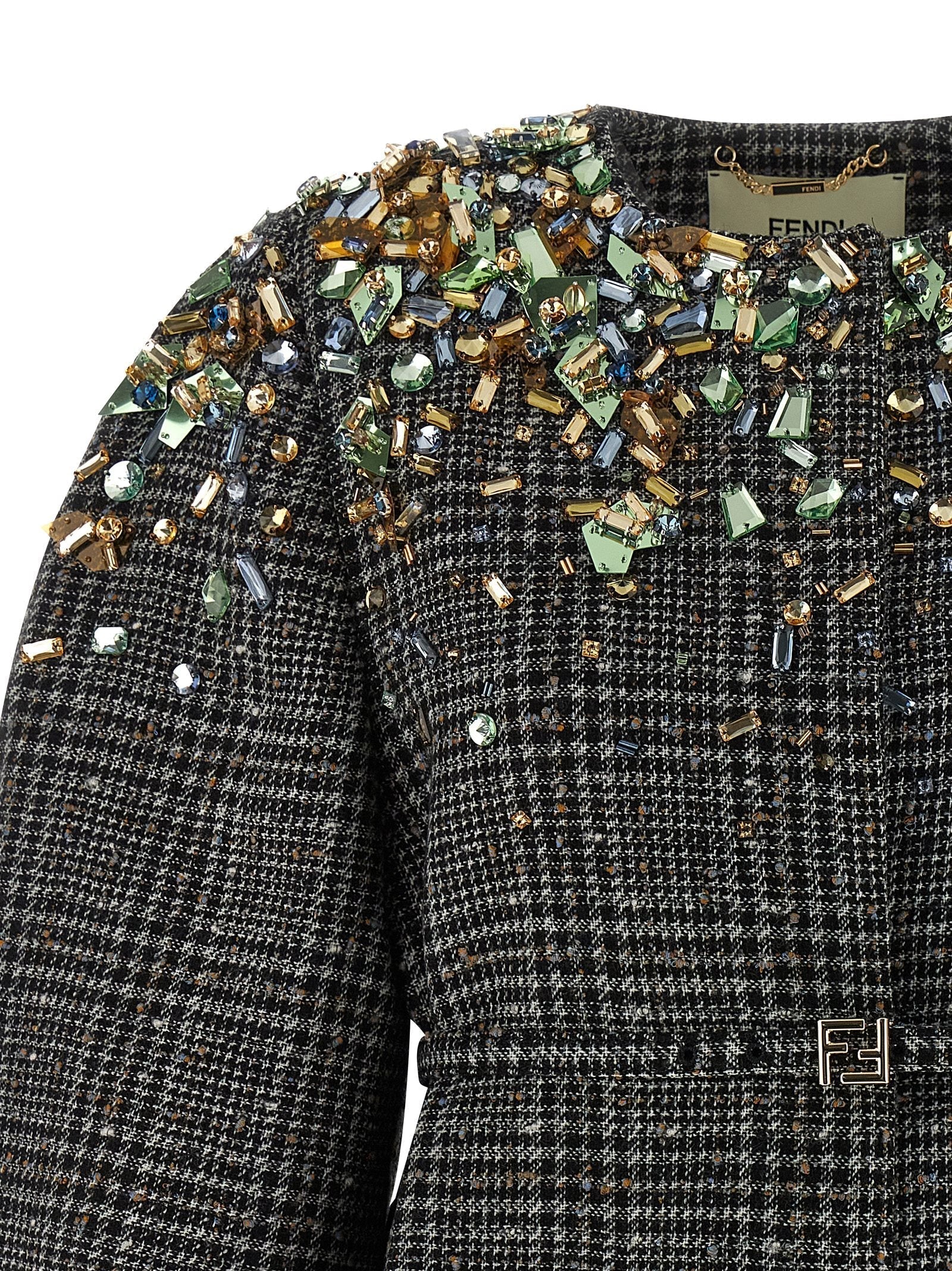 FENDI - FENDI - Tweed jacket - Women’s Outerwear