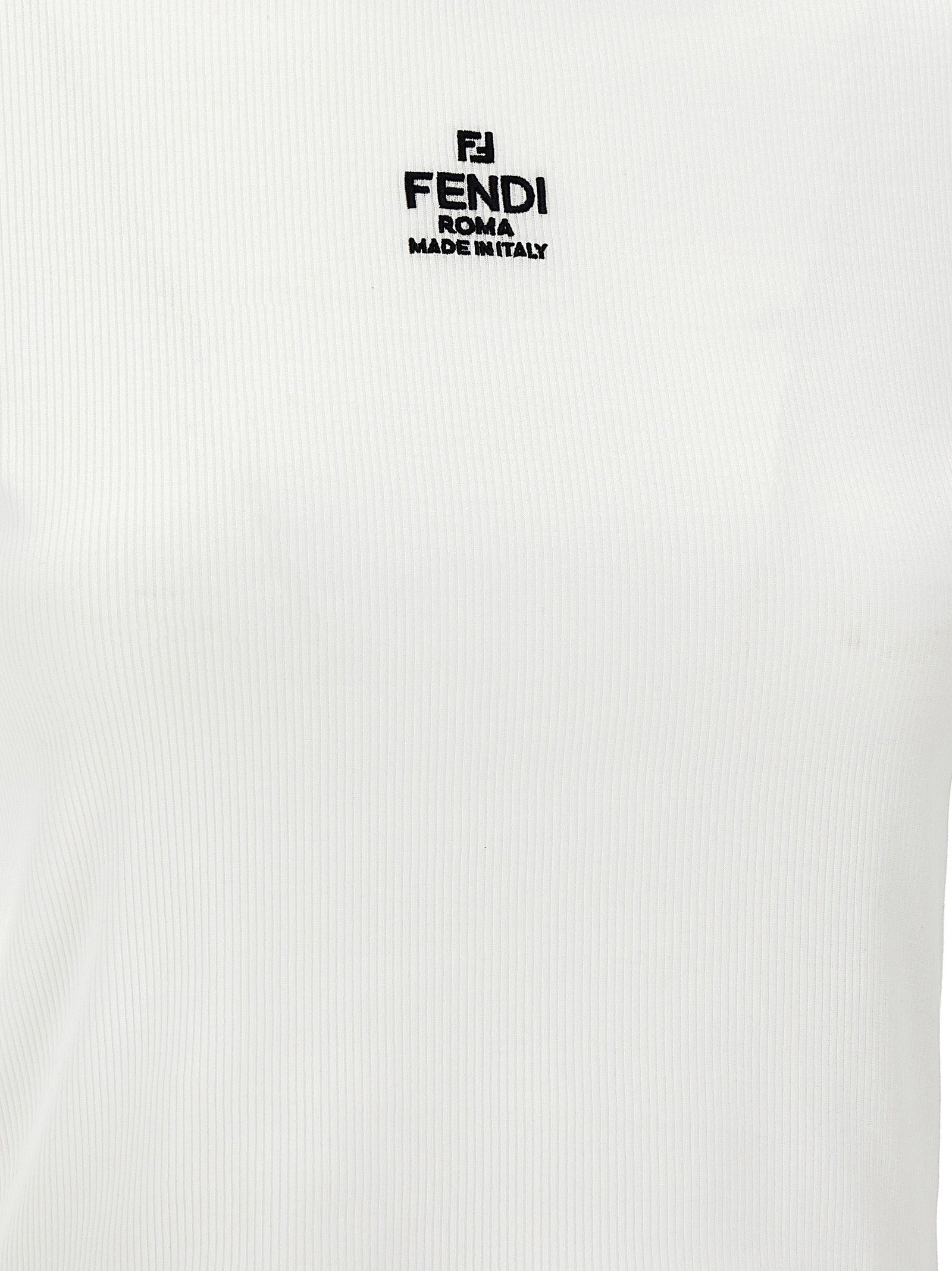 FENDI - FENDI - ’Fendi’ cropped T-shirt - Women’s Tops