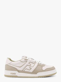 Fendi - Fendi Leather Sneakers With Ff Lateral Logo - Men’s Shoes
