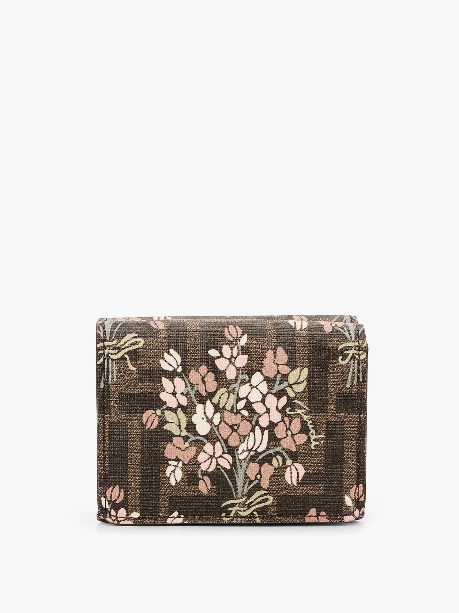 Fendi - Mini Trifold Fabric Ff Wallet - Small Leather Goods
