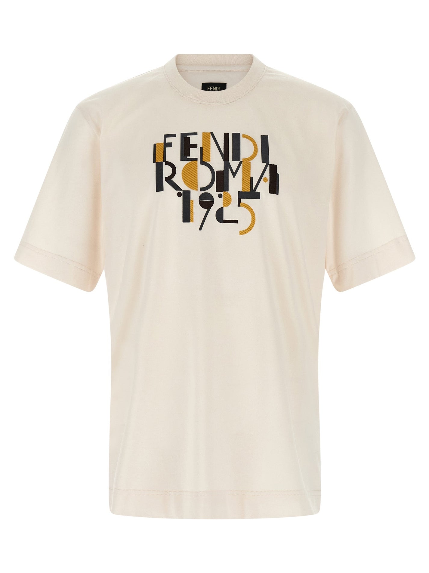 FENDI - FENDI - ’Fendi Roma 1925’ print T-shirt - Men’s Top