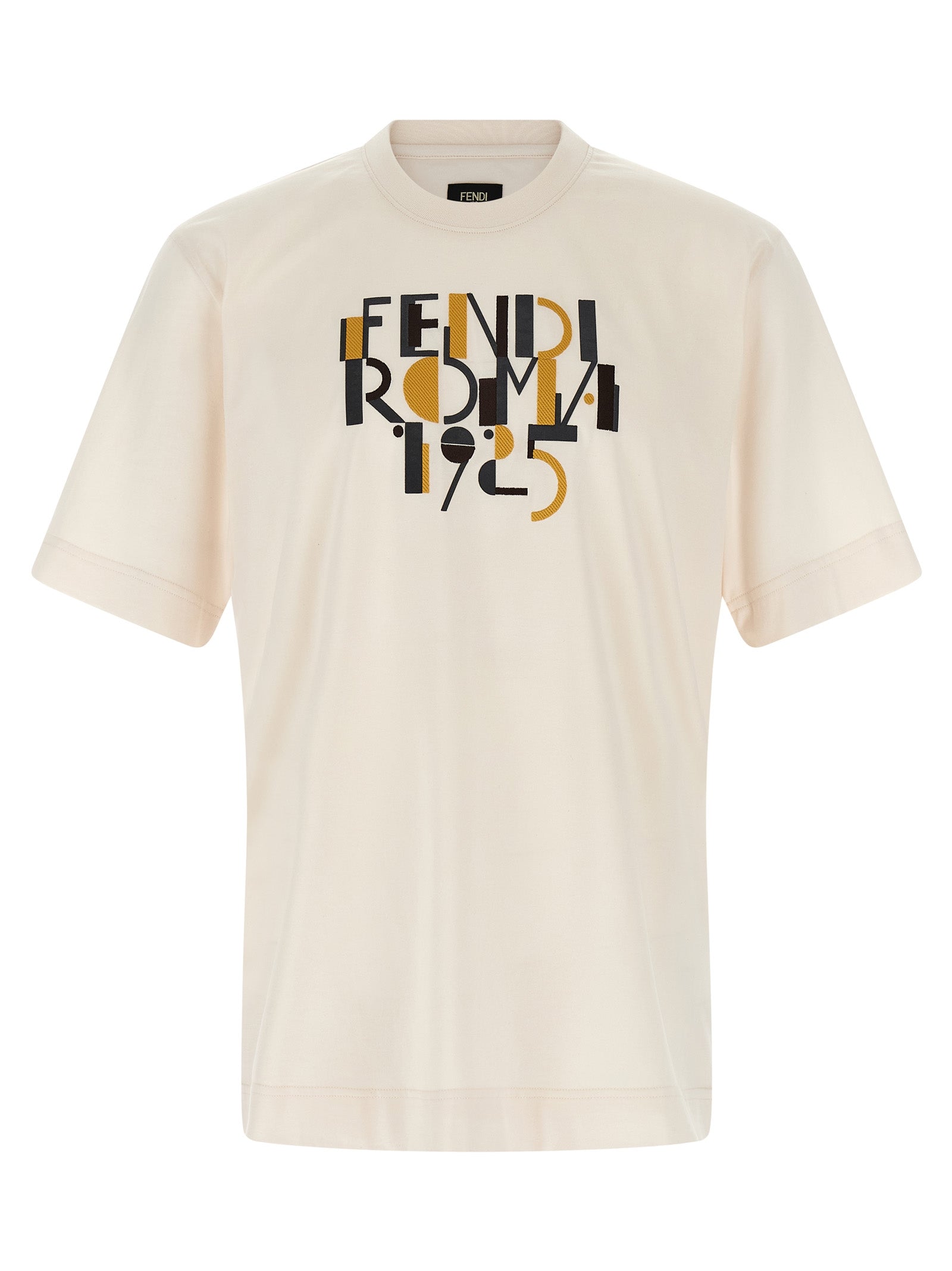 FENDI - FENDI - ’Fendi Roma 1925’ print T-shirt - Men’s Top