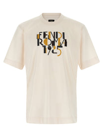 FENDI - FENDI - ’Fendi Roma 1925’ print T-shirt - Men’s Top