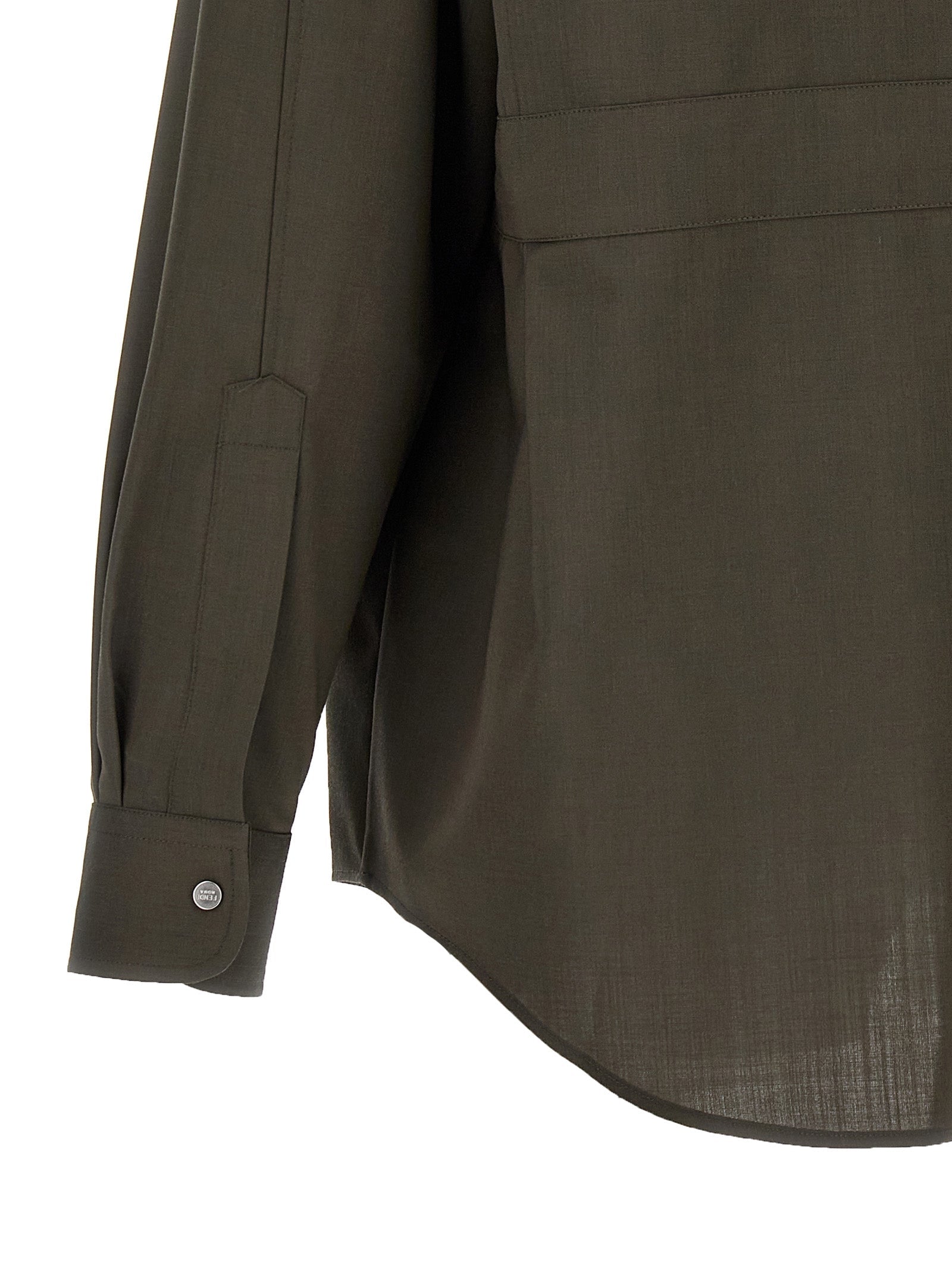 FENDI - FENDI - Wool shirt - Men’s Tops