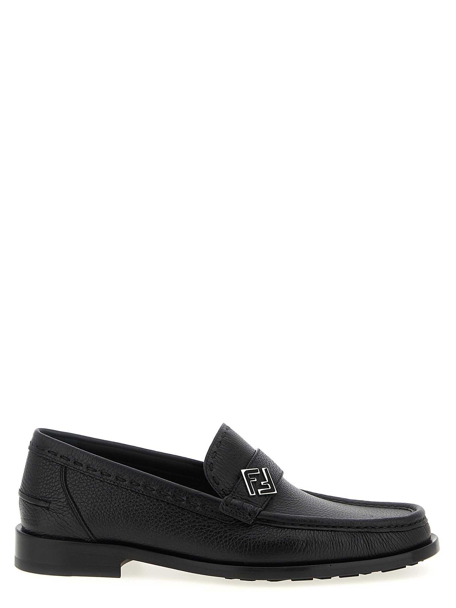 FENDI - FENDI - ’FF Metal’ loafers - Men’s Shoes