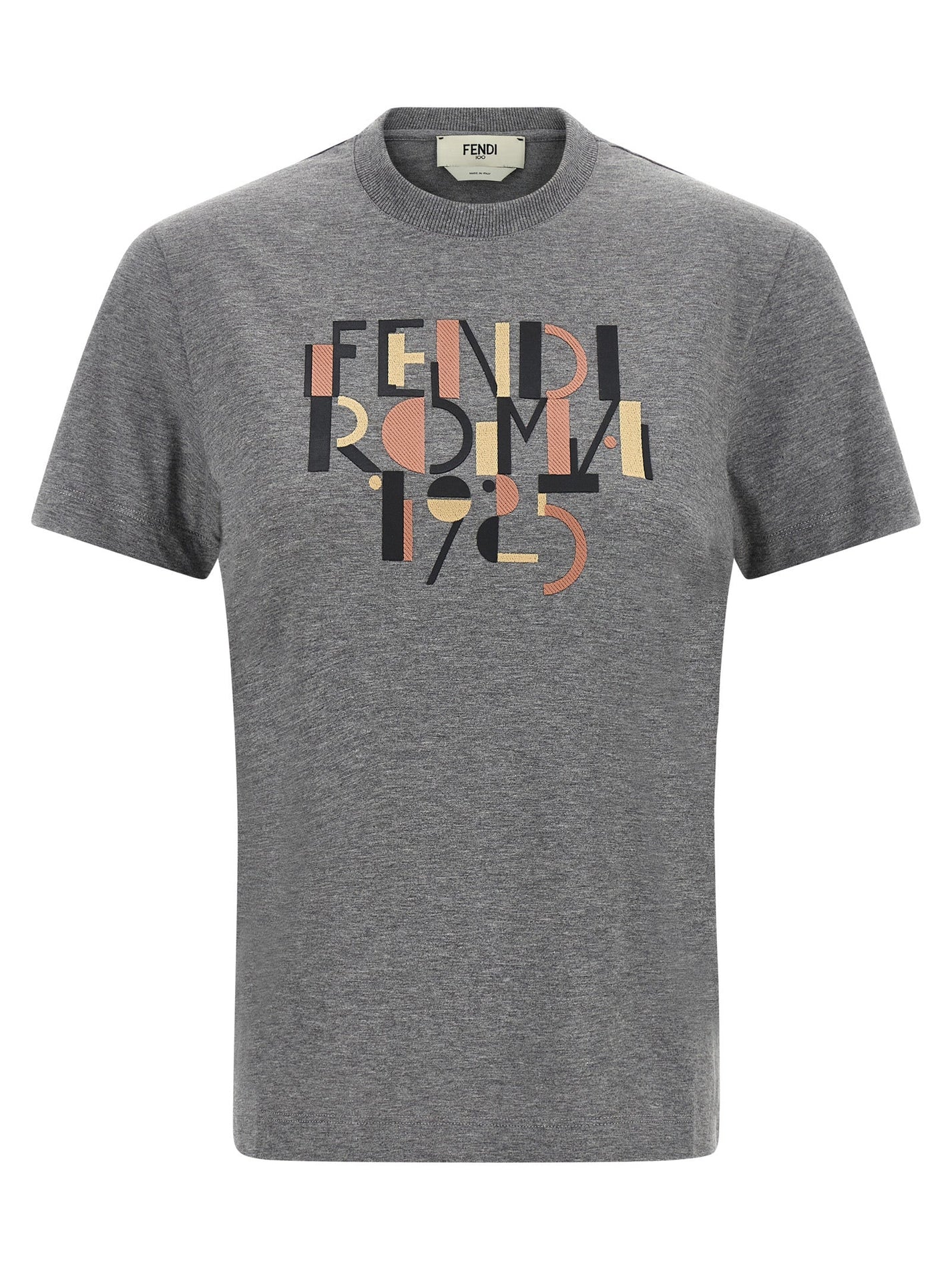 FENDI - FENDI - ’Fendi Roma 1925’ T-shirt - Women’s Tops