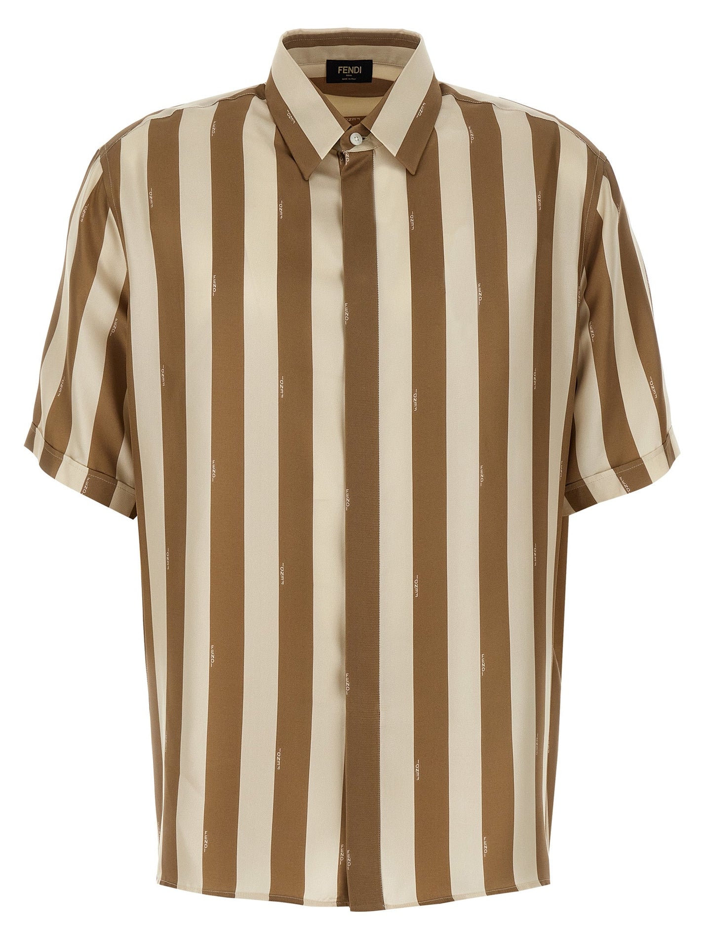 FENDI - FENDI - Pequin Shirt - Men’s Tops