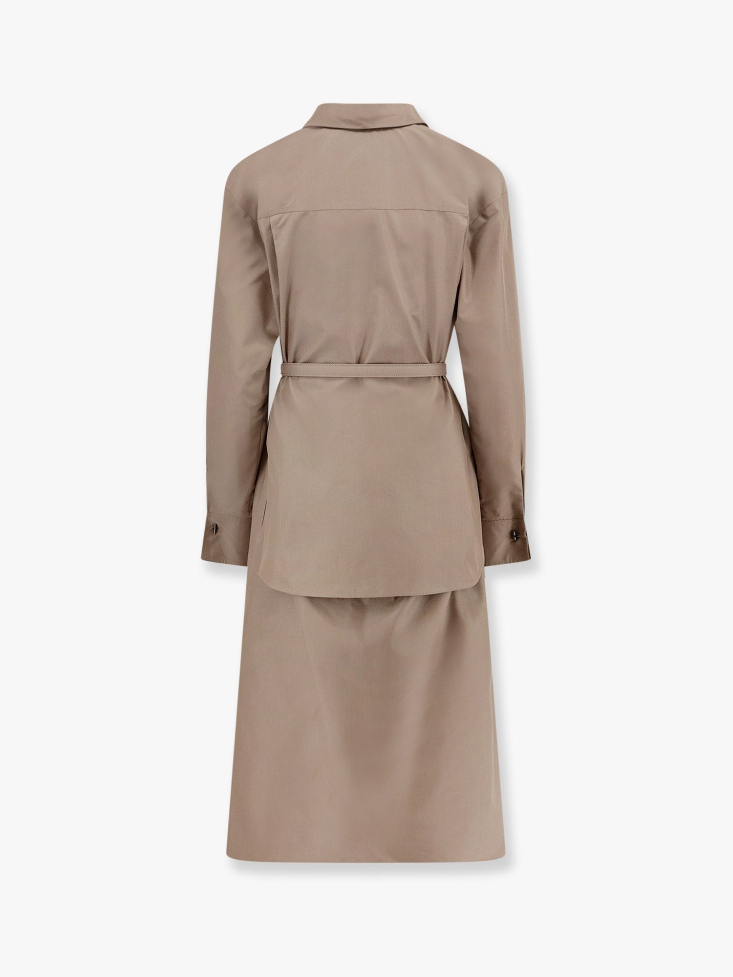 Fendi - Fendi Cotton And Silk Chemisiere Dress - Woman-&gt;Clothing-&gt;Dresses-&gt;Vestiti Lunghi