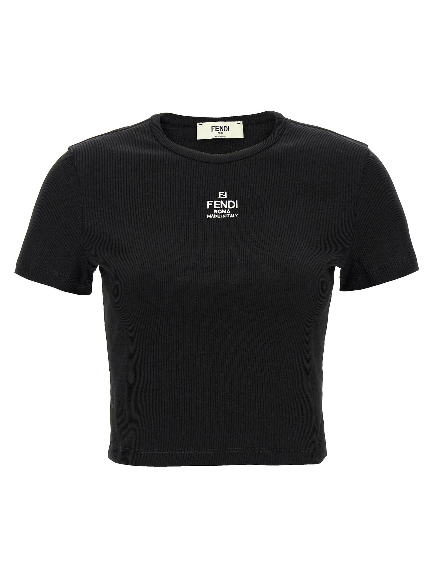 FENDI - FENDI - ’Fendi’ cropped T-shirt - Women’s Tops