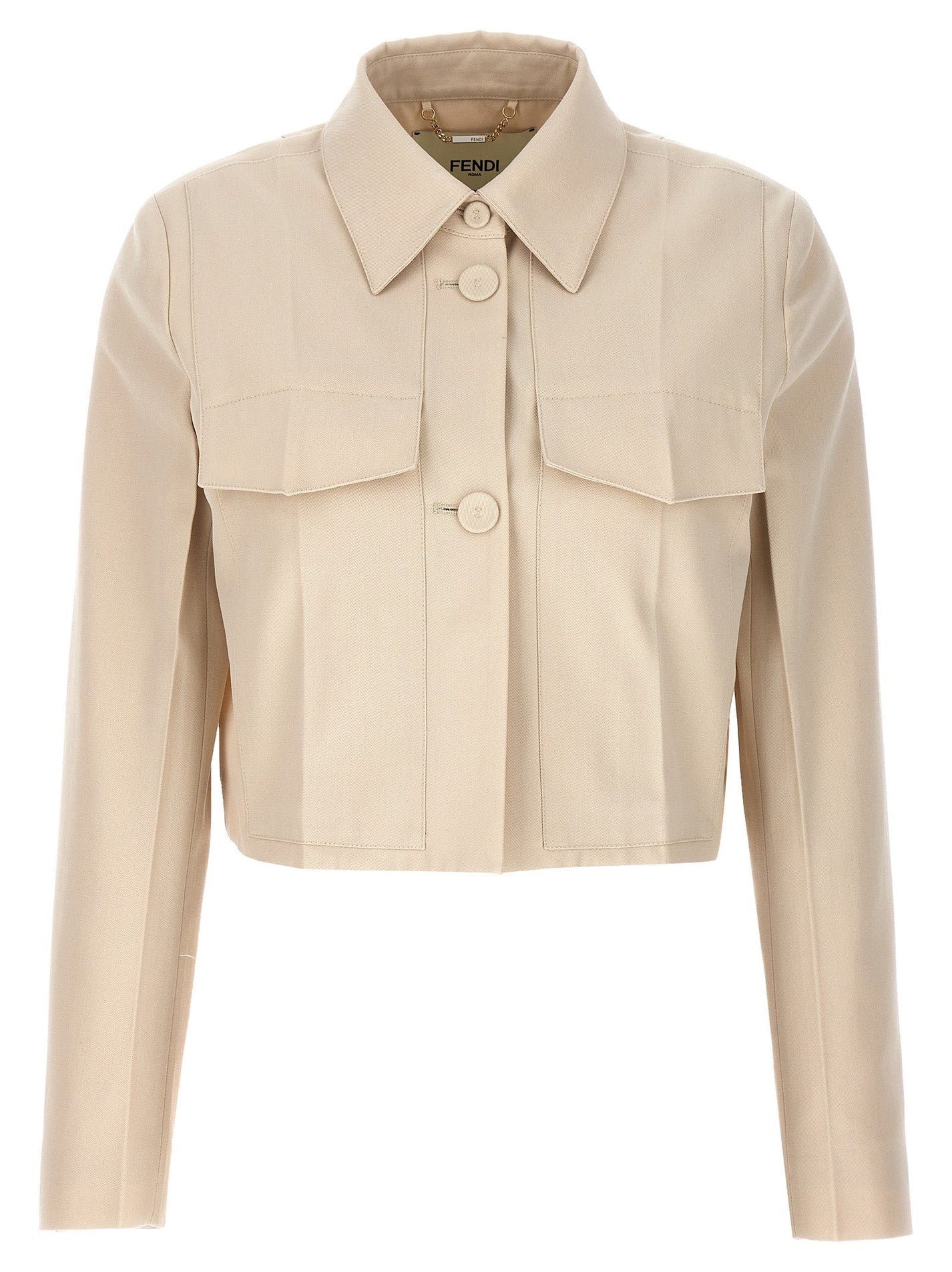 FENDI - FENDI - Tailored crop jacket - Women’s Clothing