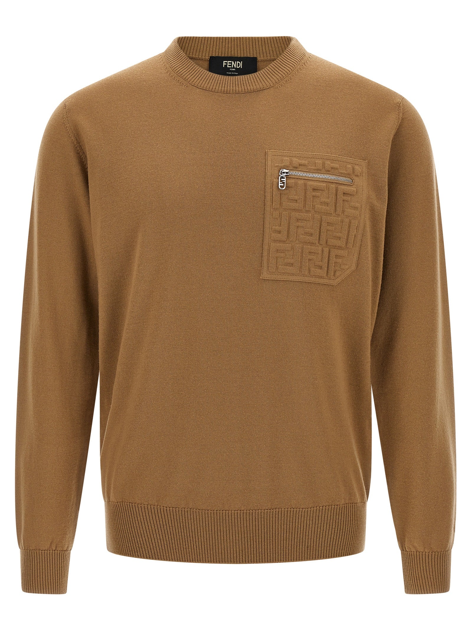 FENDI - FENDI - FF pocket sweater - Men’s Knitwear