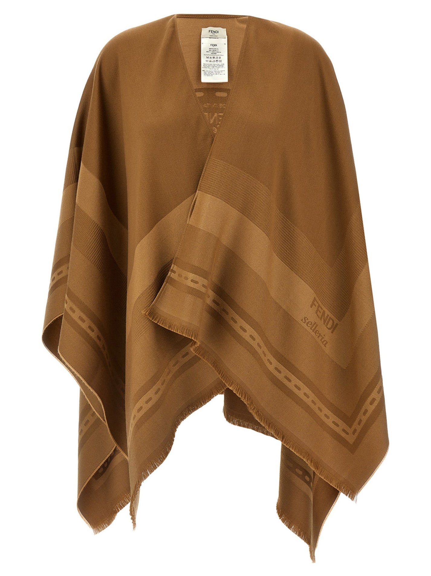 FENDI - FENDI - Jacquard poncho - Women’s Outerwear