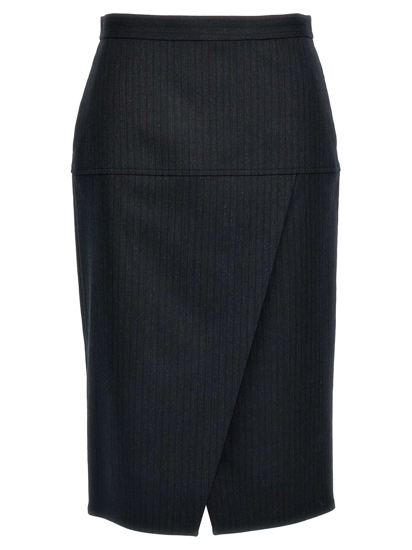 FENDI - FENDI - Pinstriped wool skirt - Women’s Bottoms