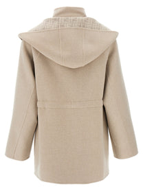 FENDI - FENDI - FF wool parka - Women’s Outerwear