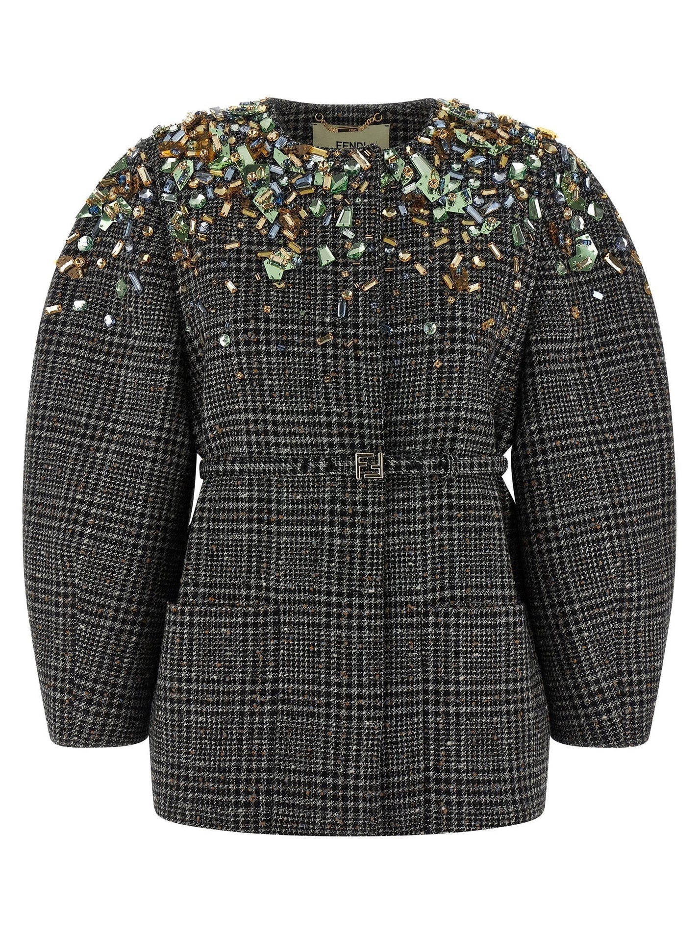 FENDI - FENDI - Tweed jacket - Women’s Outerwear