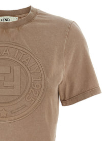 FENDI - FENDI - 3D ’Fendi Roma’ T-shirt - Women’s Tops