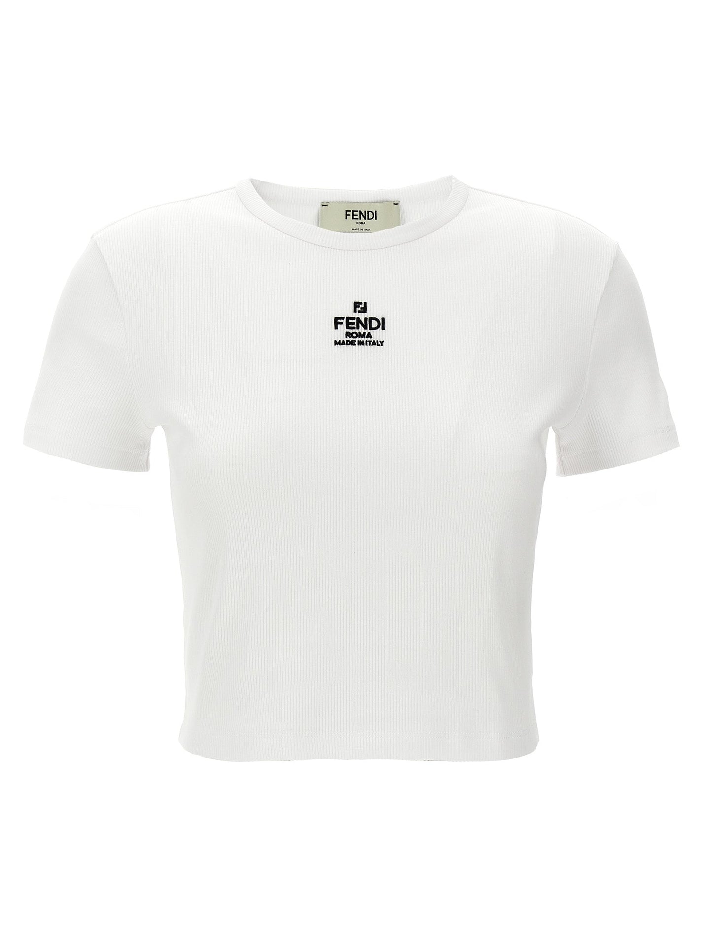 FENDI - FENDI - ’Fendi’ cropped T-shirt - Women’s Tops