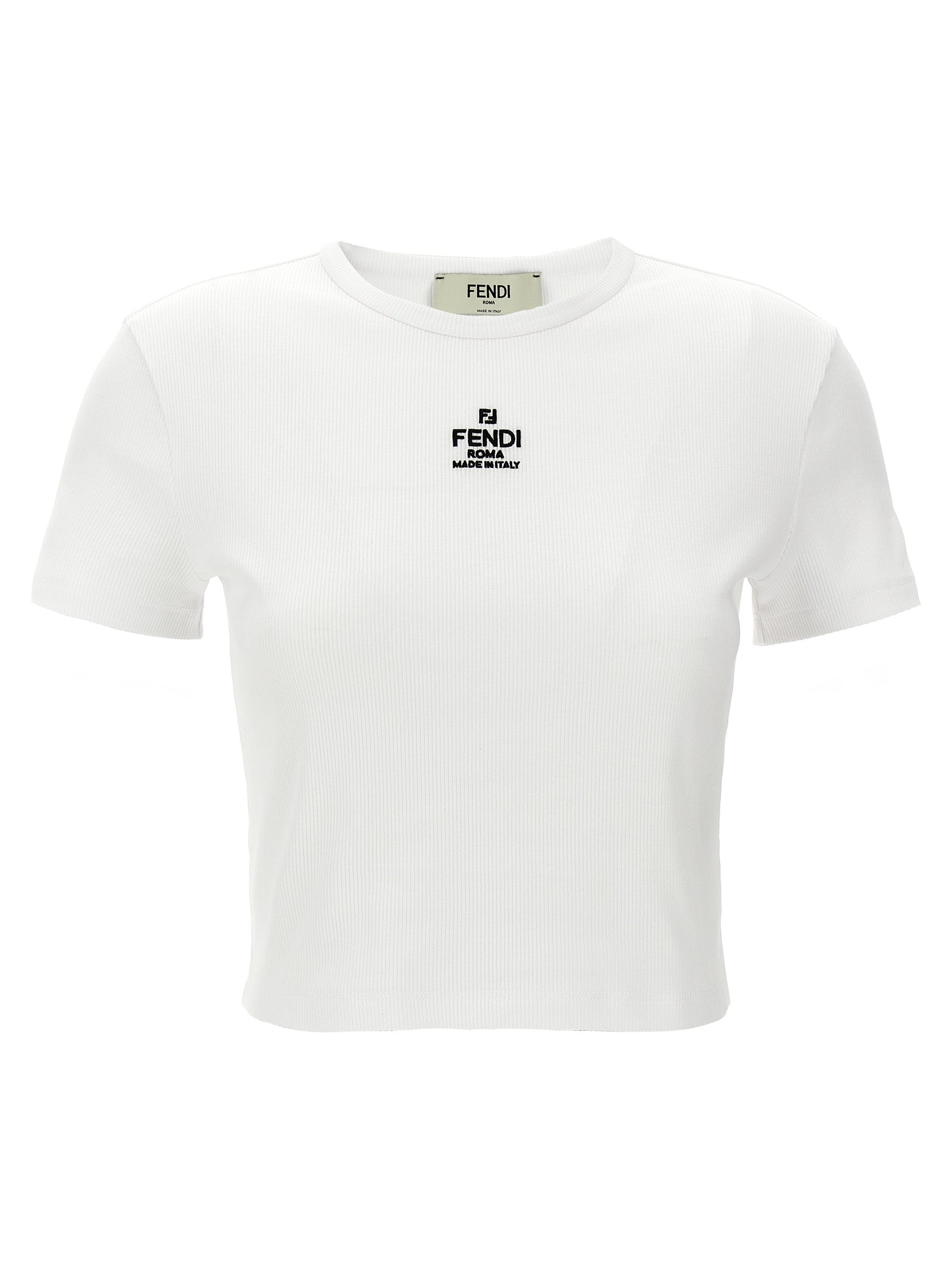 FENDI - FENDI - ’Fendi’ cropped T-shirt - Women’s Tops