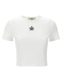 FENDI - FENDI - ’Fendi’ cropped T-shirt - Women’s Tops