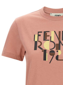 FENDI - FENDI - ’Fendi Roma 1925’ T-shirt - Women’s Tops