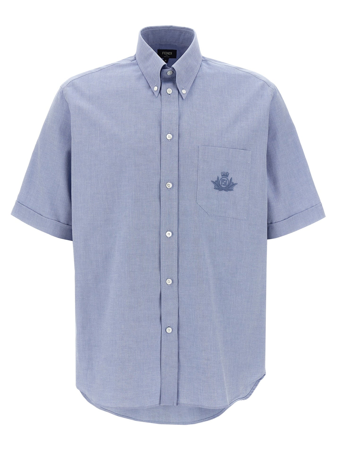 FENDI - FENDI - ’Fendi Crest’ shirt - Men’s Tops