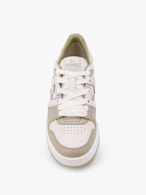 Fendi - Fendi Leather Sneakers With Ff Lateral Logo - Men’s Shoes