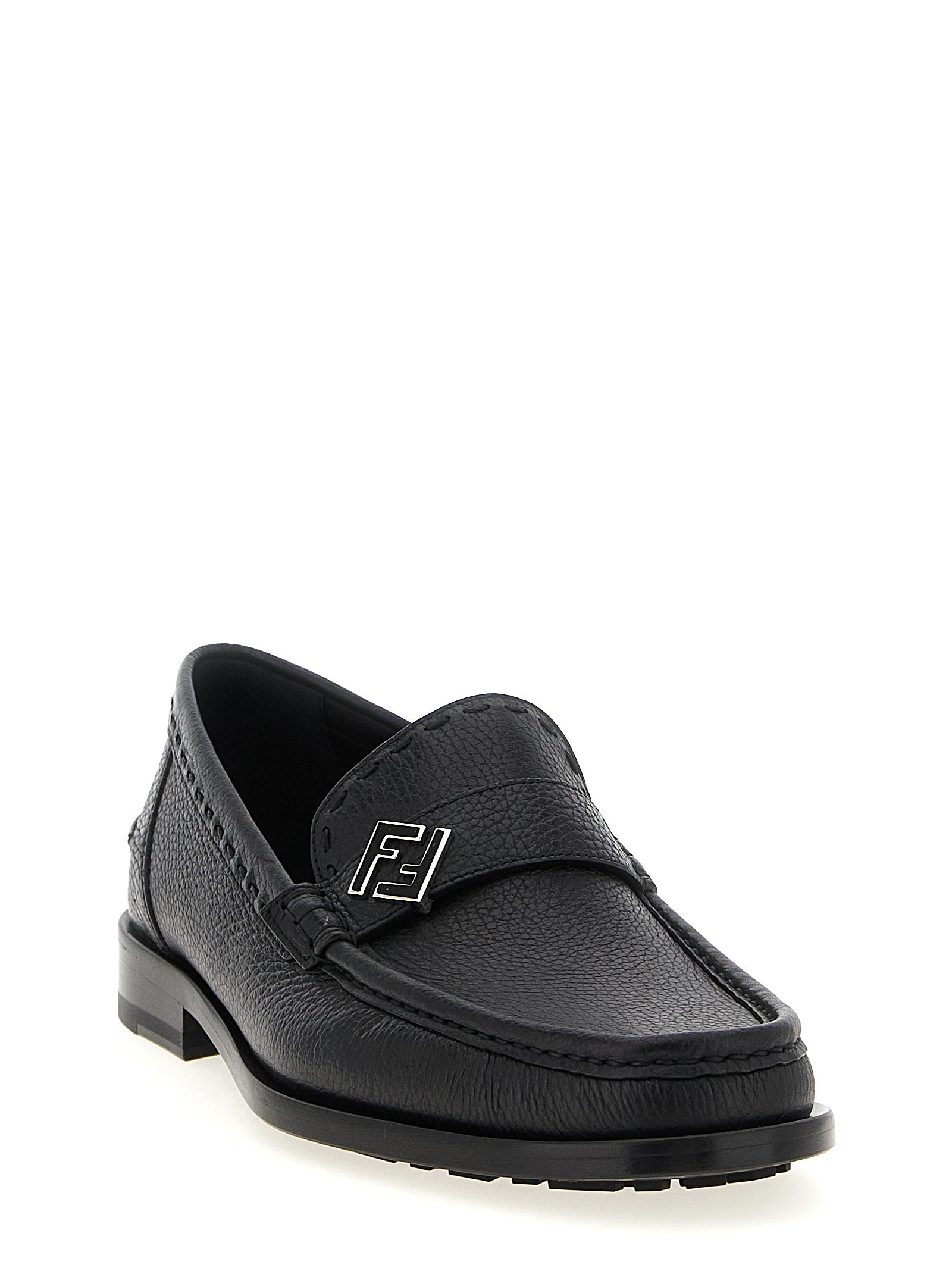 FENDI - FENDI - ’FF Metal’ loafers - Men’s Shoes