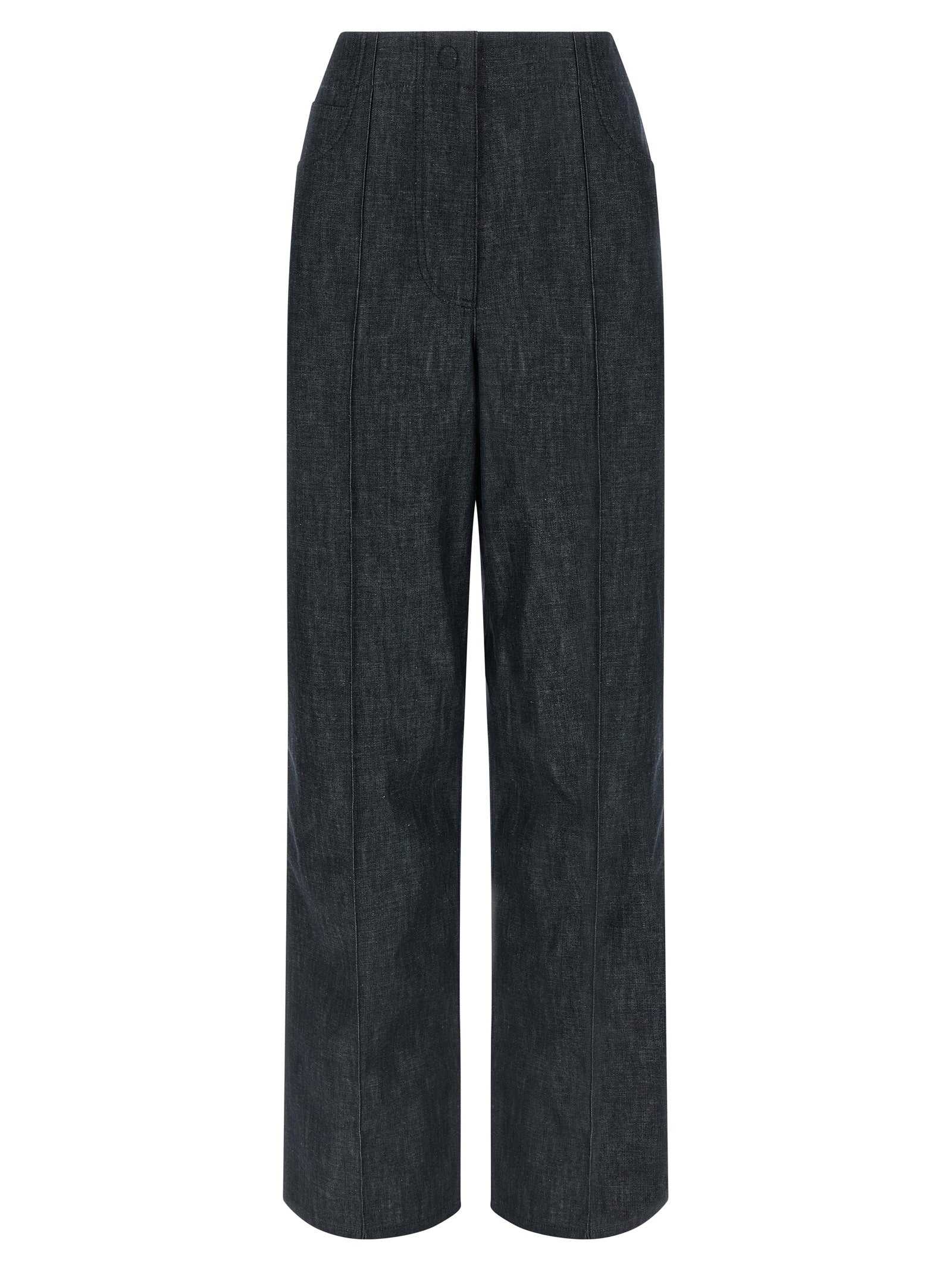 FENDI - FENDI - ’Fendi Roma’ patch jeans - Women’s Bottoms