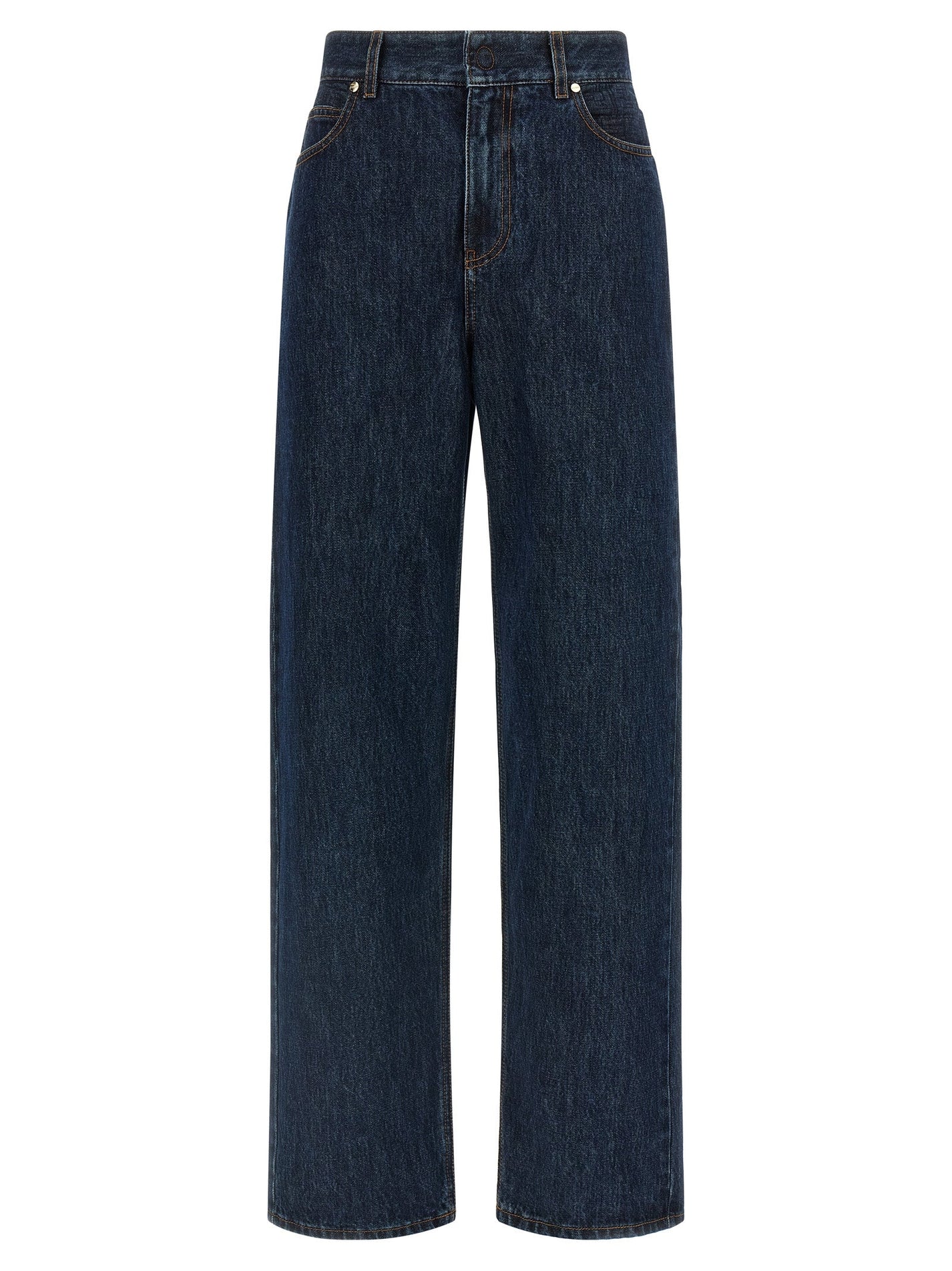 FENDI - FENDI - ’FF’ padded jeans - Women’s Bottoms