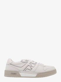 Fendi - Fendi Leather Sneakers With Ff Lateral Logo - Men’s Shoes