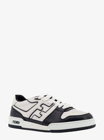 Fendi - Fendi Leather Sneakers With Ff Lateral Logo - Men’s Shoes