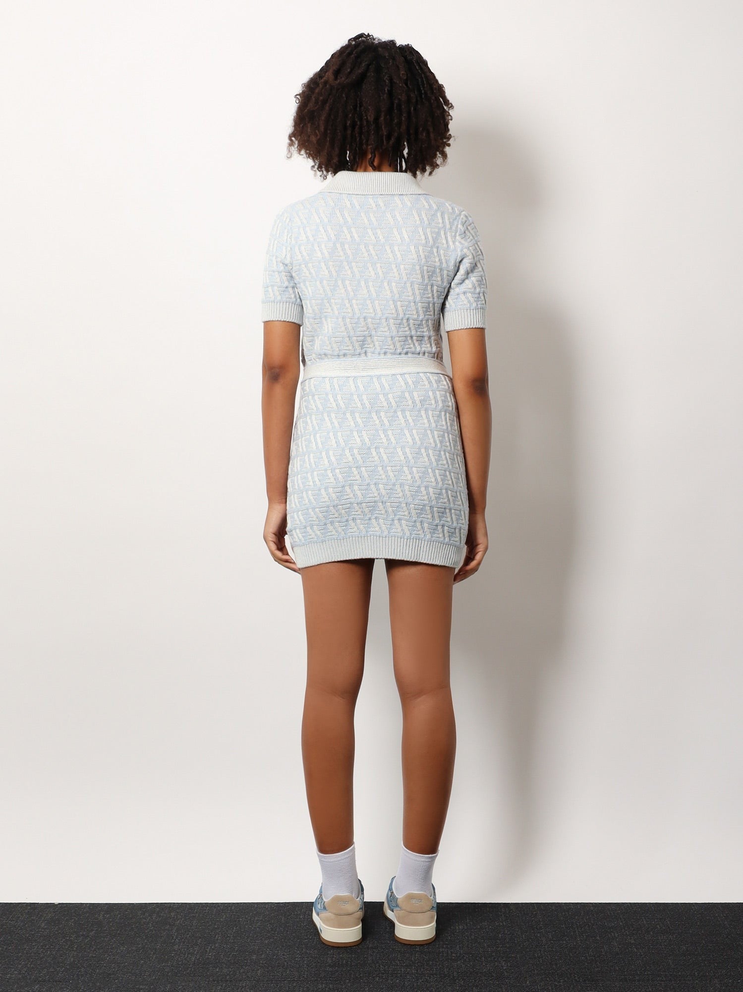 Fendi - Fendi Ff Wool And Cashmere Skirt - Woman-&gt;Clothing-&gt;Skirts