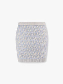 Fendi - Fendi Ff Wool And Cashmere Skirt - Woman-&gt;Clothing-&gt;Skirts