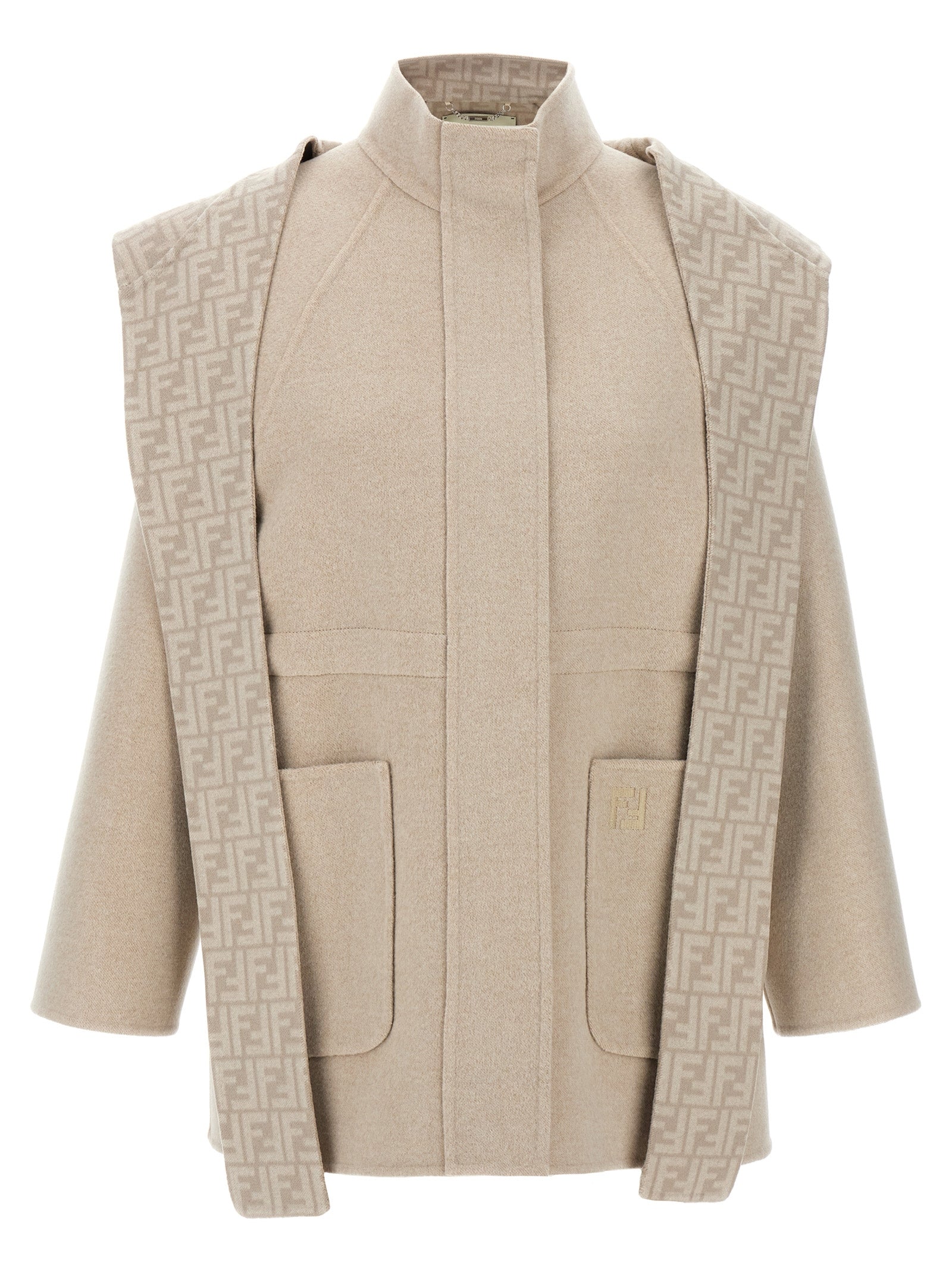 FENDI - FENDI - FF wool parka - Women’s Outerwear