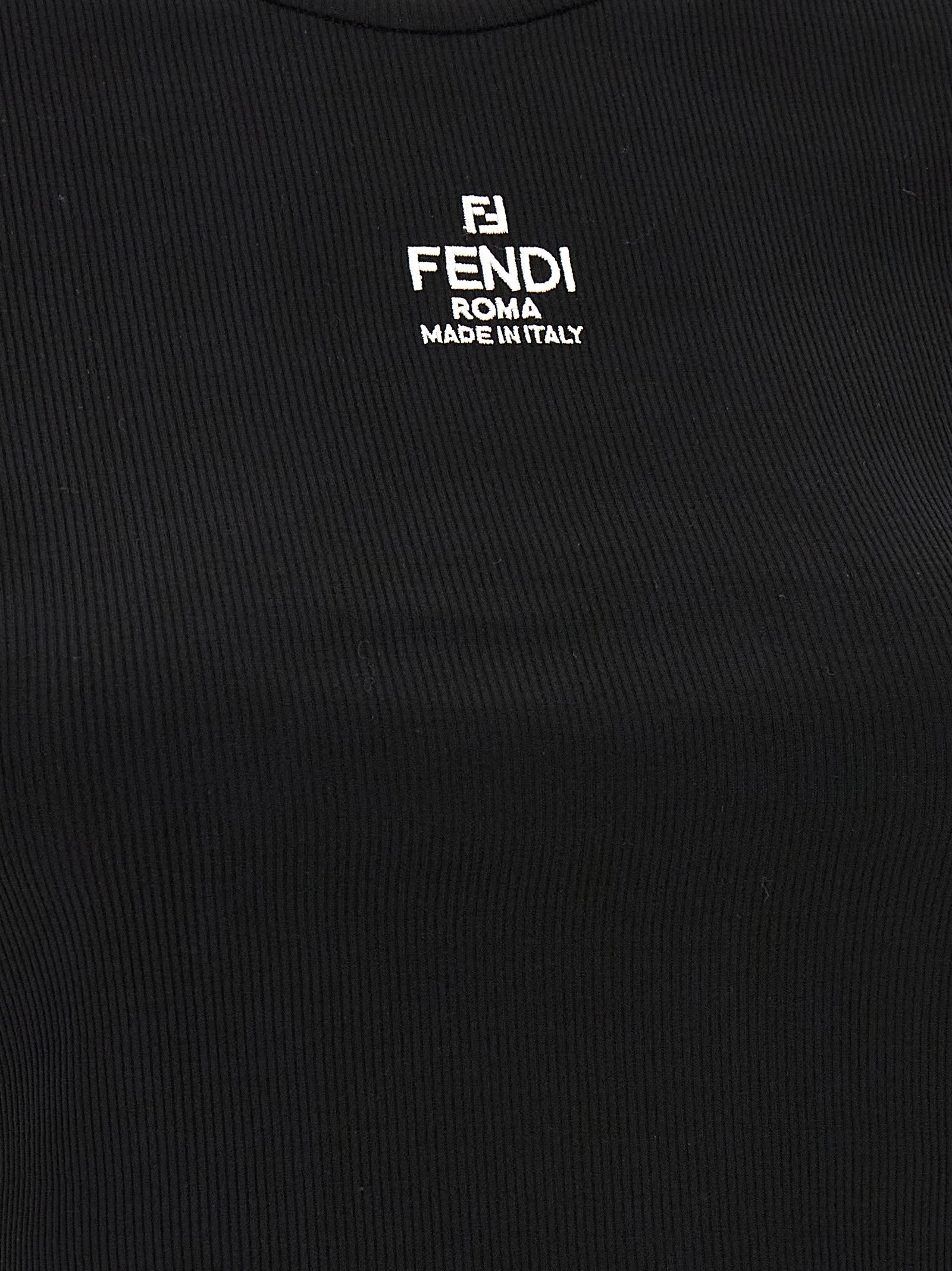 FENDI - FENDI - ’Fendi’ cropped T-shirt - Women’s Tops
