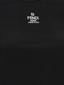 FENDI - FENDI - ’Fendi’ cropped T-shirt - Women’s Tops