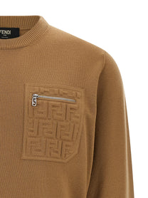 FENDI - FENDI - FF pocket sweater - Men’s Knitwear